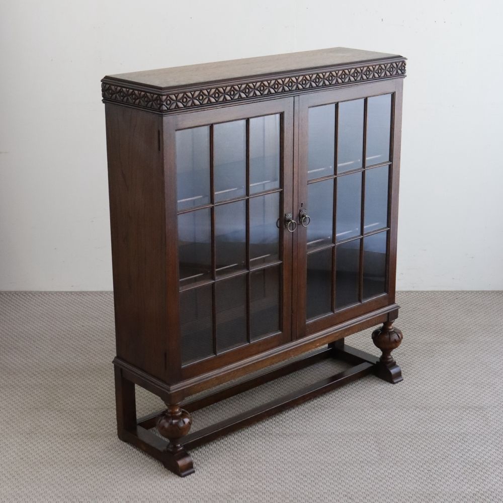 オシャレな装飾がお気に入り♪ ブックケース【WARING&GILLOW(ワーリング・アンド・ギロー)】 VC107-004