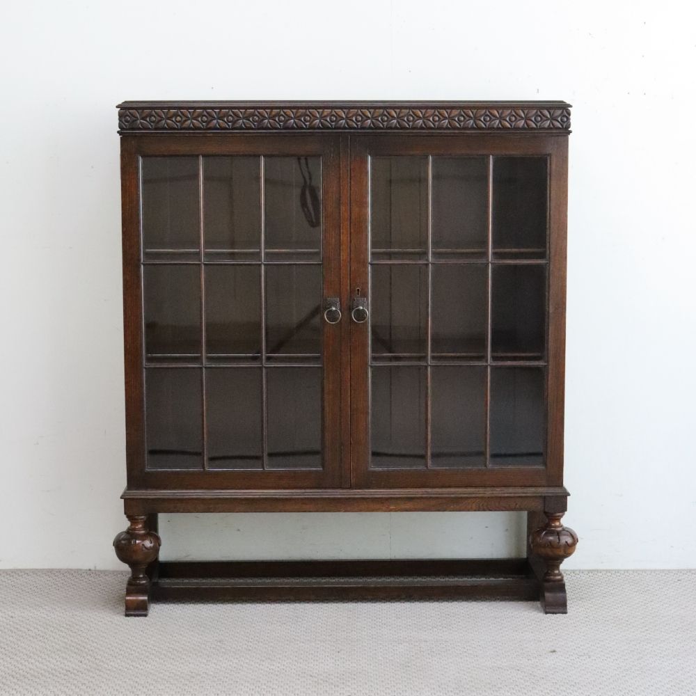 オシャレな装飾がお気に入り♪ ブックケース【WARING&GILLOW(ワーリング・アンド・ギロー)】 VC107-004