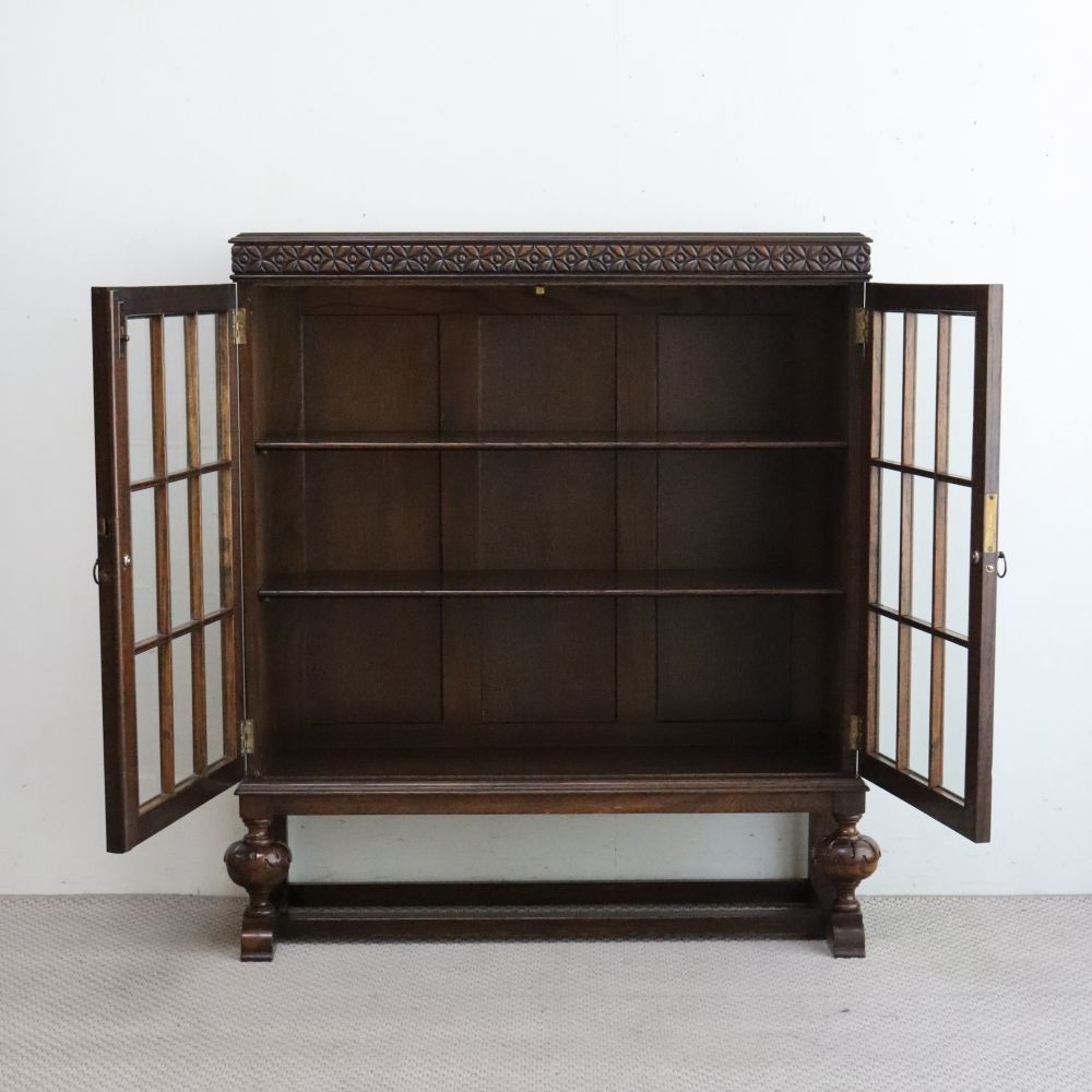 オシャレな装飾がお気に入り♪ ブックケース【WARING&GILLOW(ワーリング・アンド・ギロー)】 VC107-004