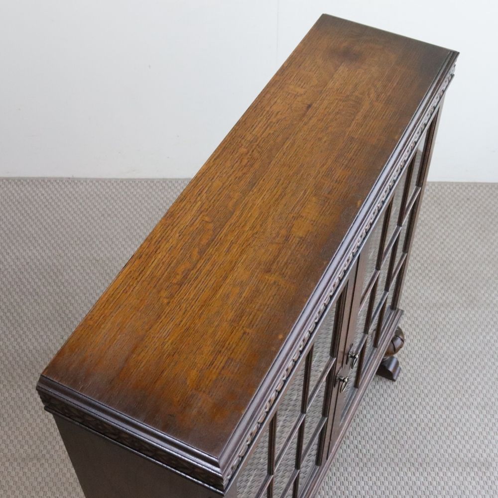 オシャレな装飾がお気に入り♪ ブックケース【WARING&GILLOW(ワーリング・アンド・ギロー)】 VC107-004