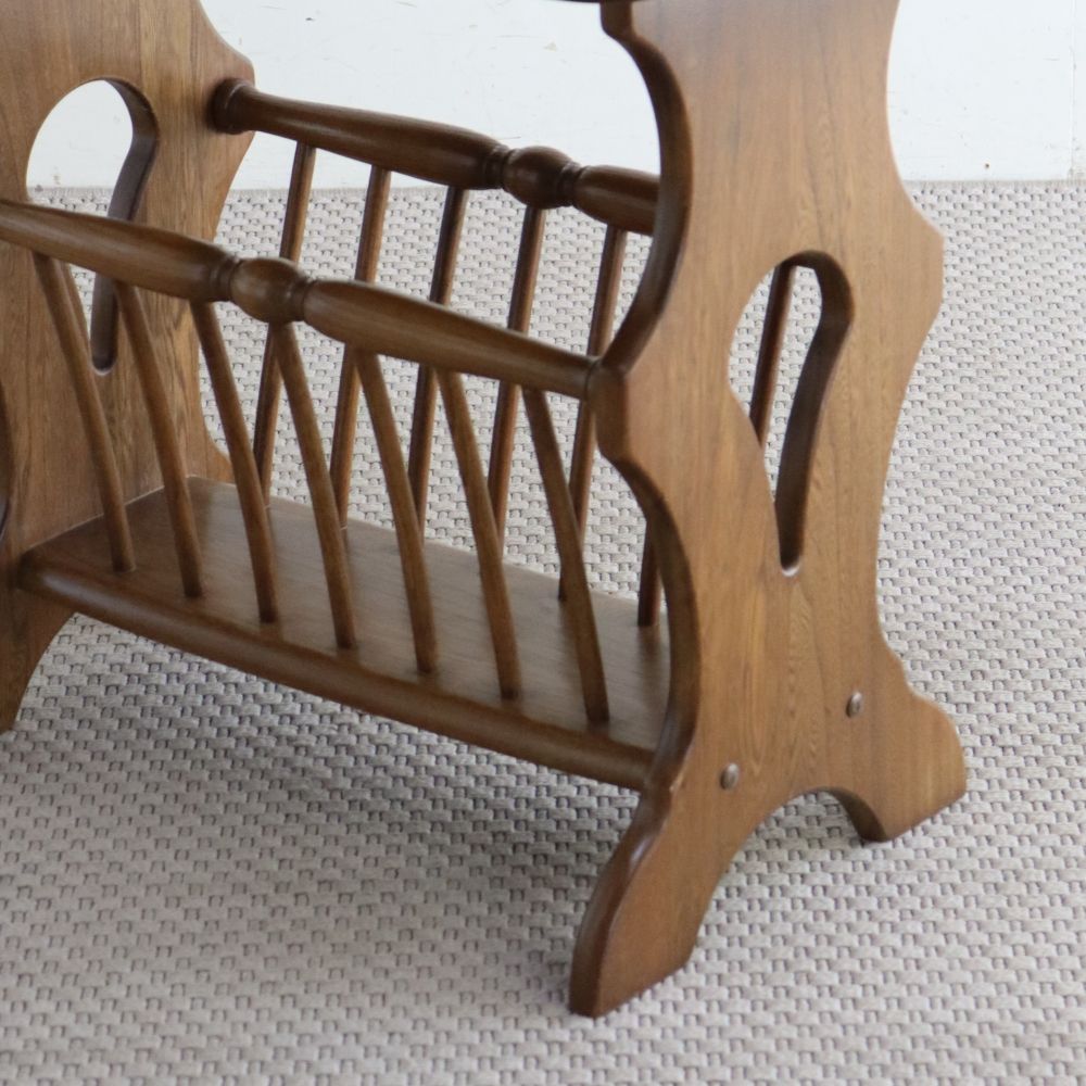 アーコールで足下もオシャレに♪ マガジンラック 【ERCOL/No.974】 VC107-051