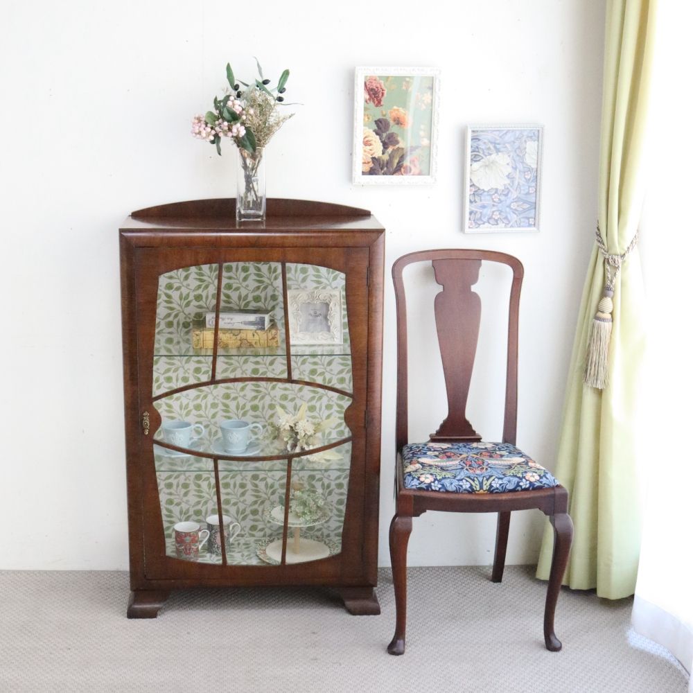 インパクト抜群♪ ディスプレイキャビネット【Morris&Co./Rosehip】 VC107-062MORRIS