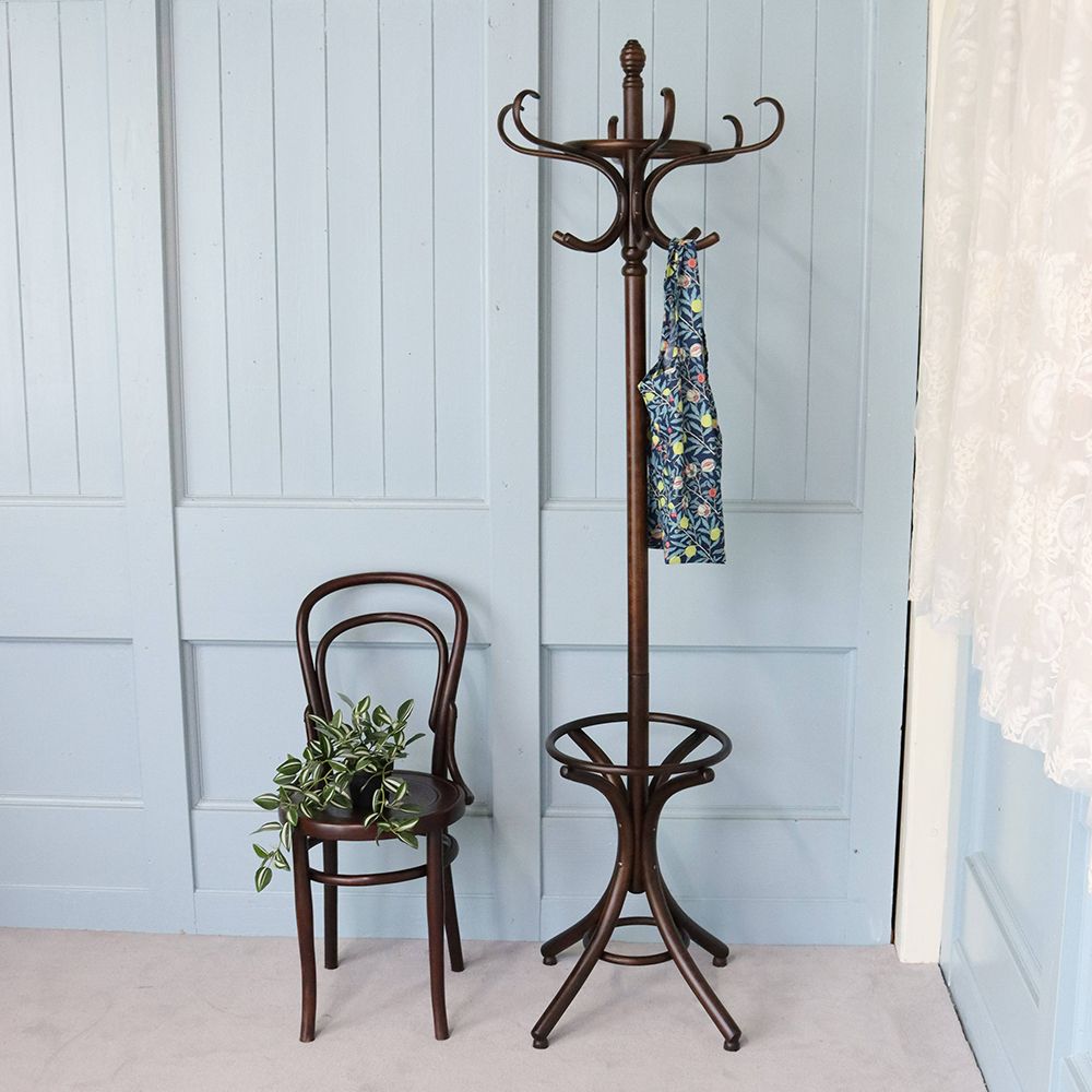 オシャレなフォルム♪ ベントウッドハットスタンド VC107-086