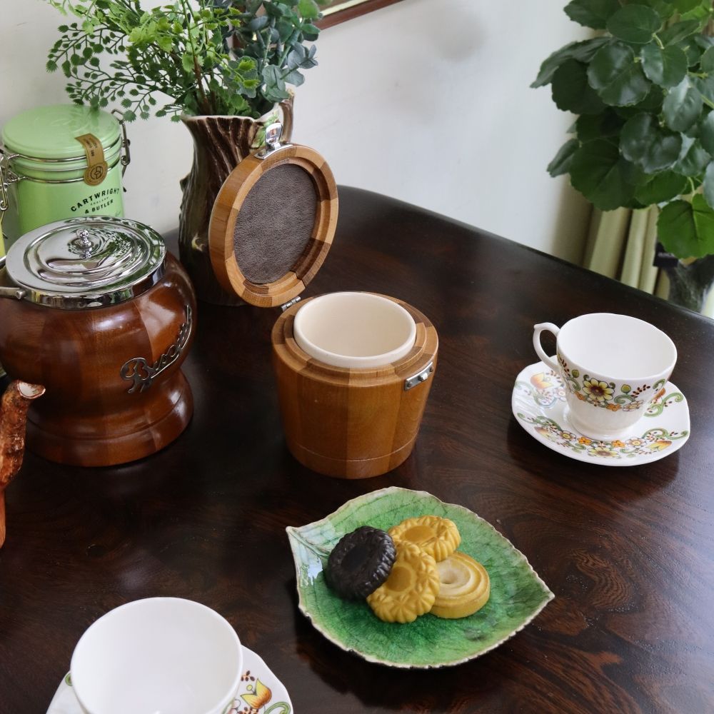 オシャレな小物入れに♪ ビンテージティーキャディー VC107-107