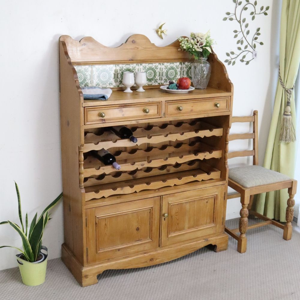 オシャレなタイル装飾♪ ワインキャビネット VC107-110