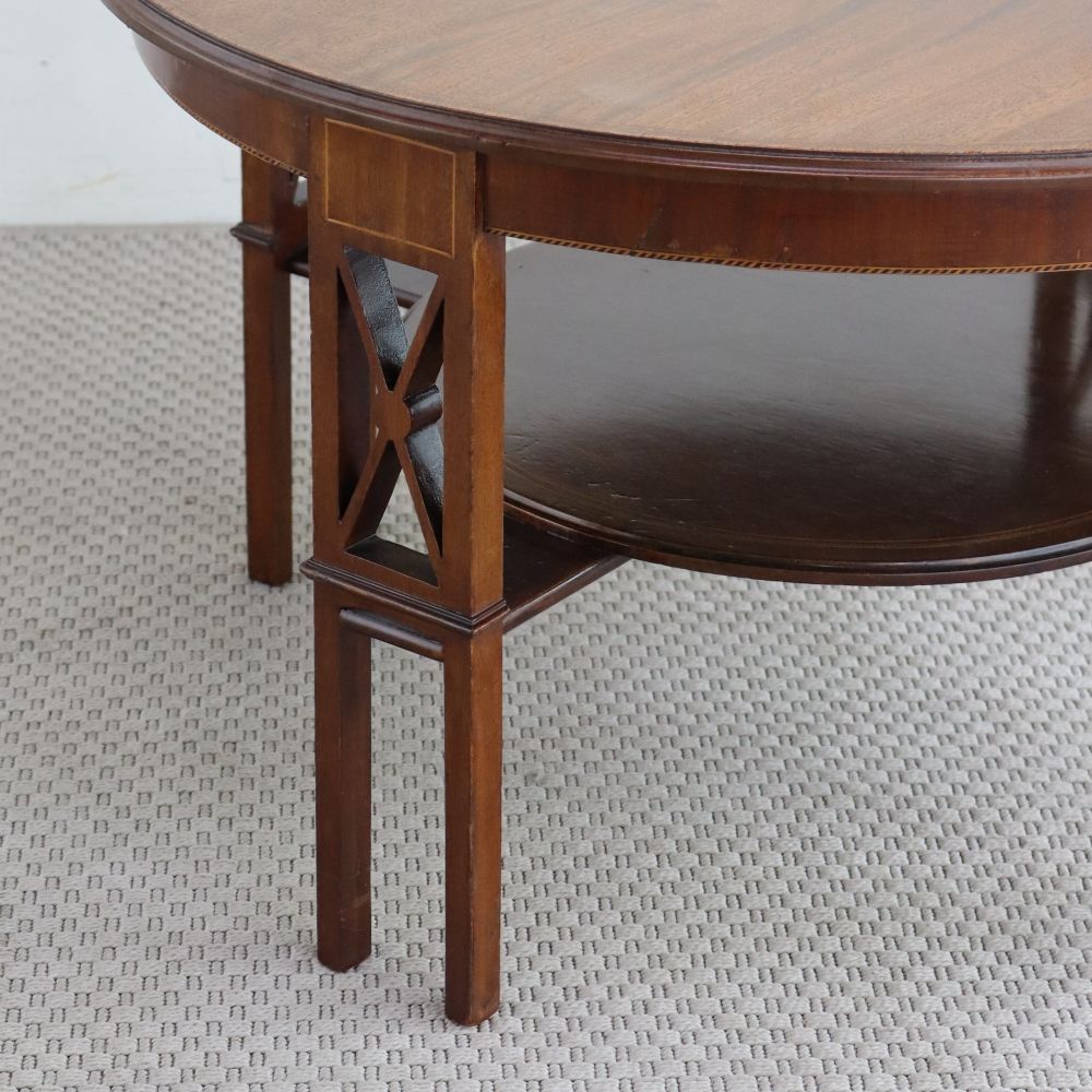 オシャレなマホガニーの気品♪ コーヒーテーブル VC107-156