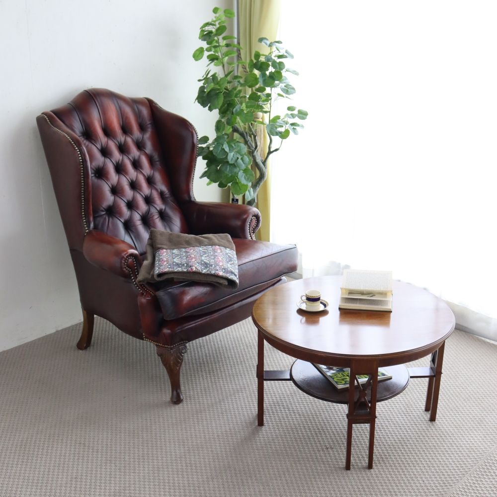 オシャレなマホガニーの気品♪ コーヒーテーブル VC107-156