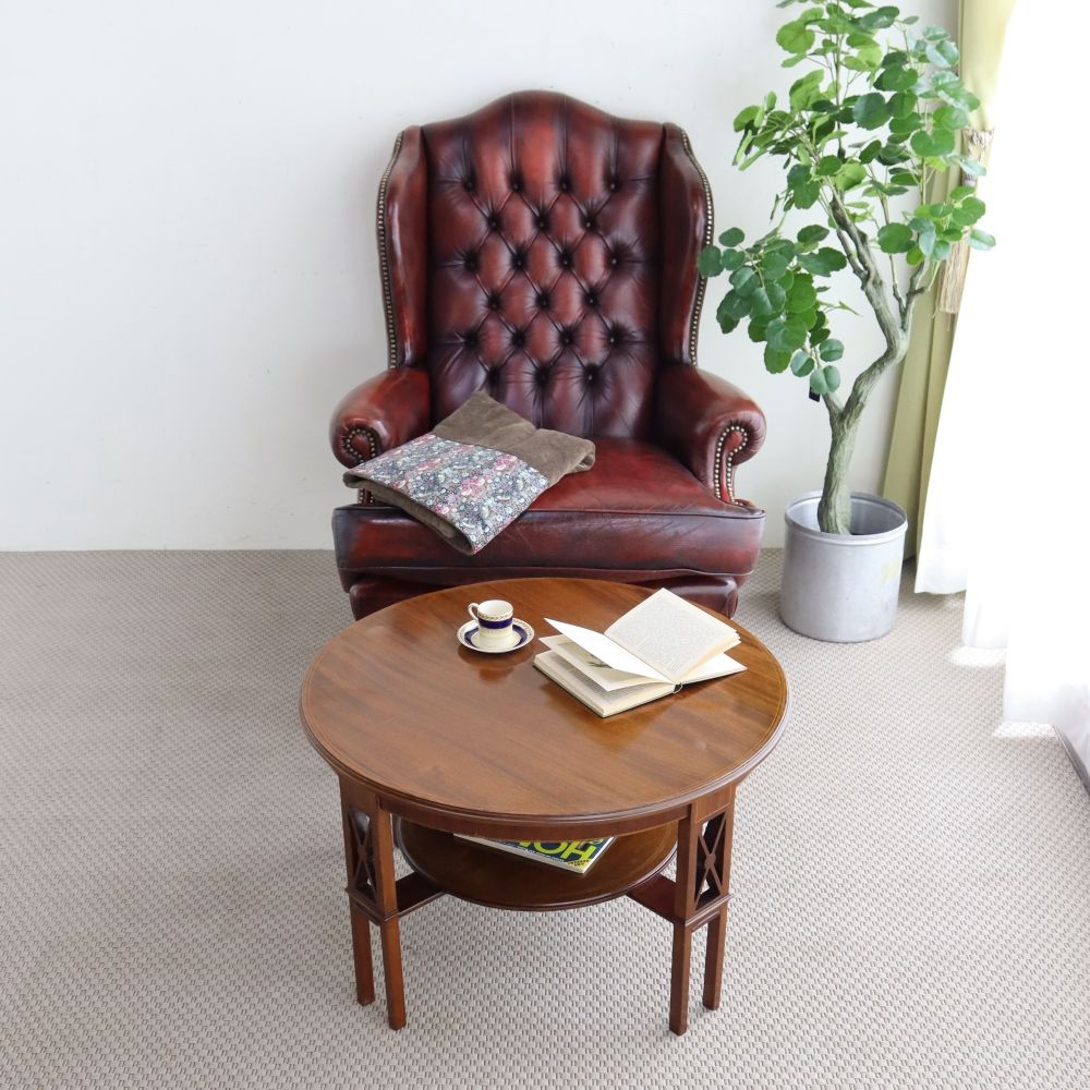 オシャレなマホガニーの気品♪ コーヒーテーブル VC107-156