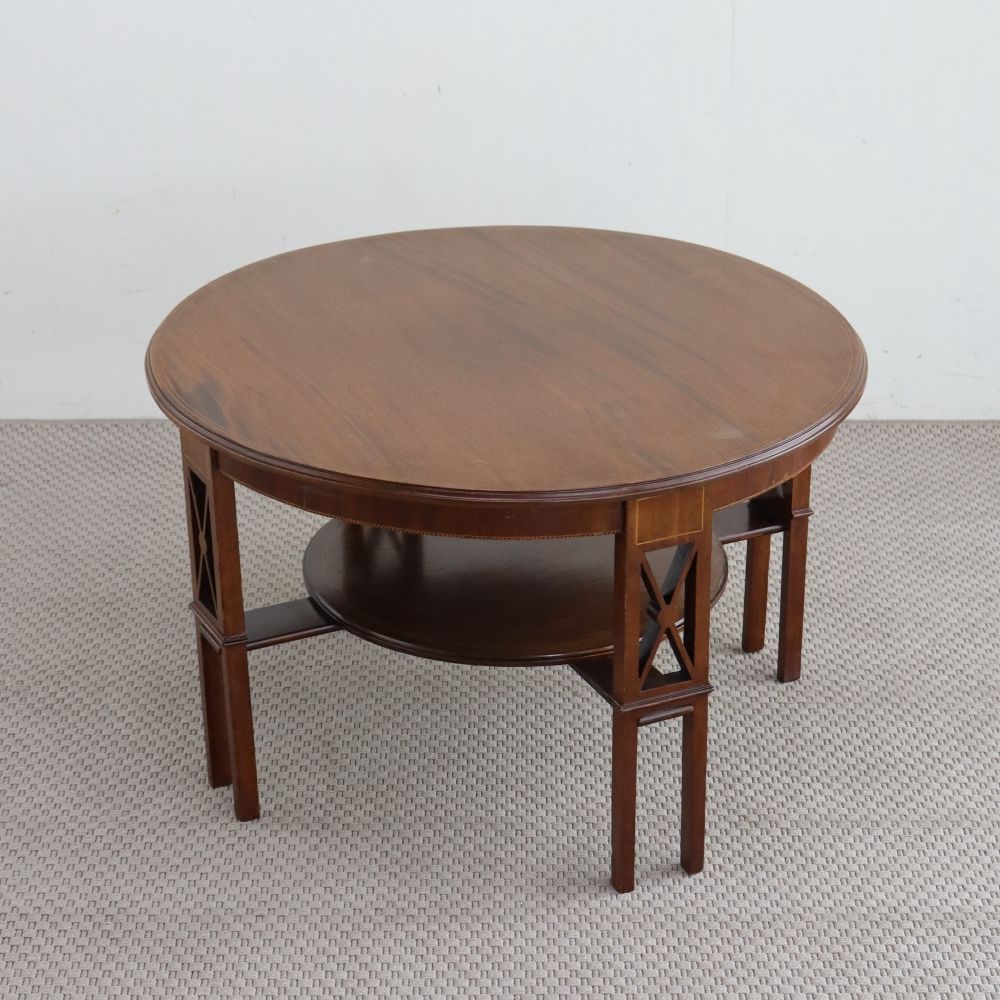 オシャレなマホガニーの気品♪ コーヒーテーブル VC107-156