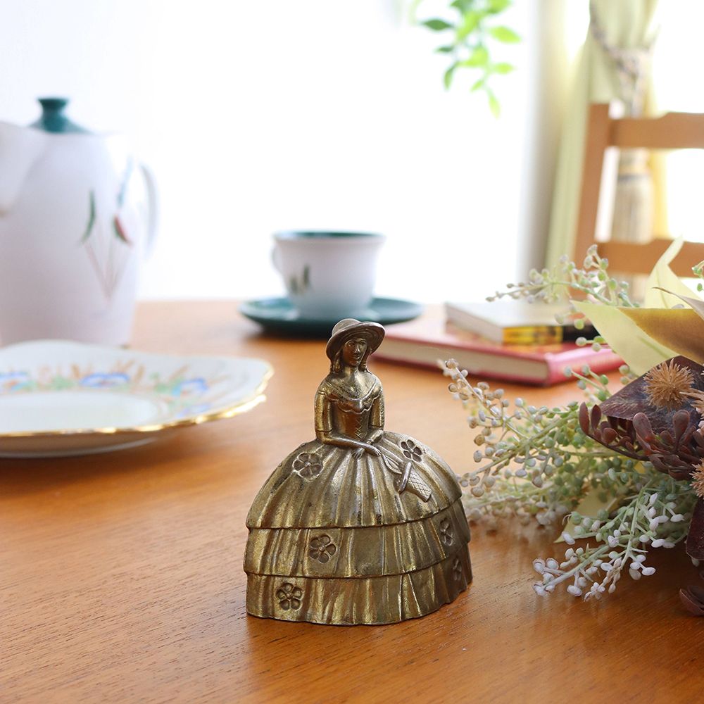 オブジェとして飾りたい♪ ヴィンテージ真鍮ベル VC107-245005