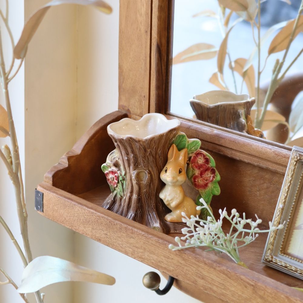 ウサギもニッコリ♪ ヴィンテージ POSY VASE/花器 VC107-247002