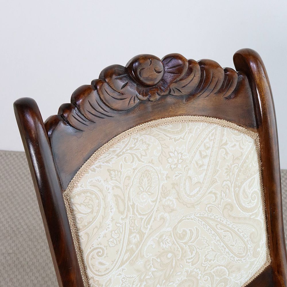 カジュアルに楽しんで♪ 折りたたみロッキングチェア VC107-266