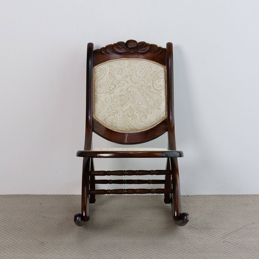 カジュアルに楽しんで♪ 折りたたみロッキングチェア VC107-266