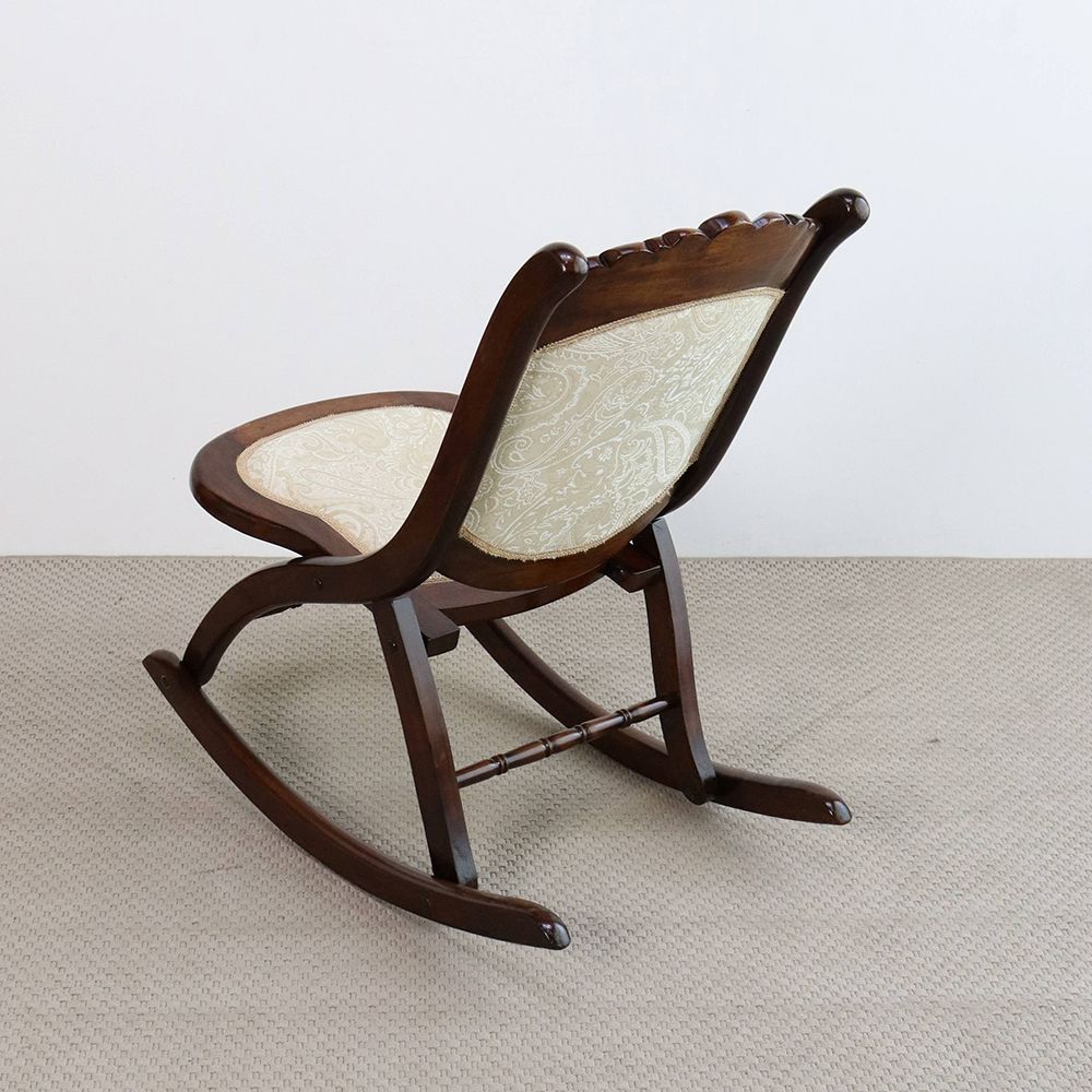 カジュアルに楽しんで♪ 折りたたみロッキングチェア VC107-266