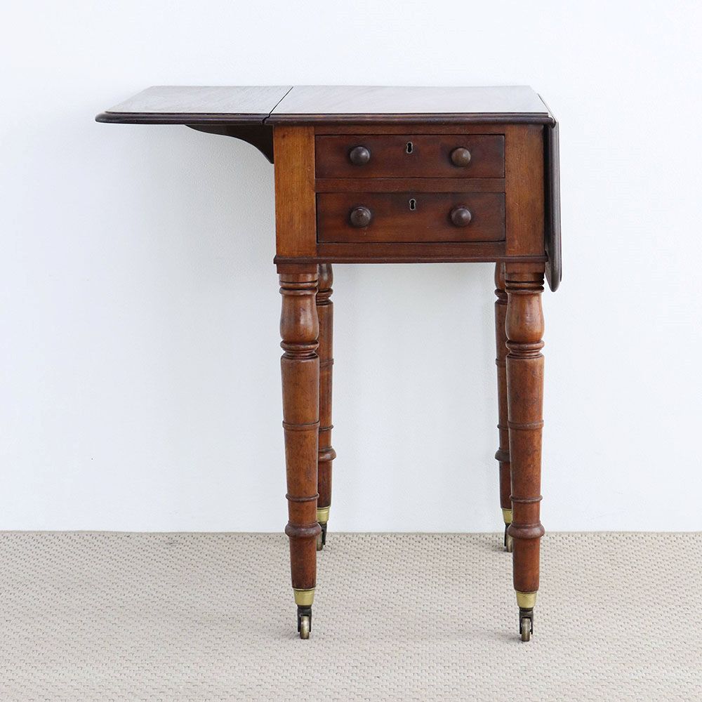 オシャレに活躍♪ ドロップリーフテーブル VC108-038