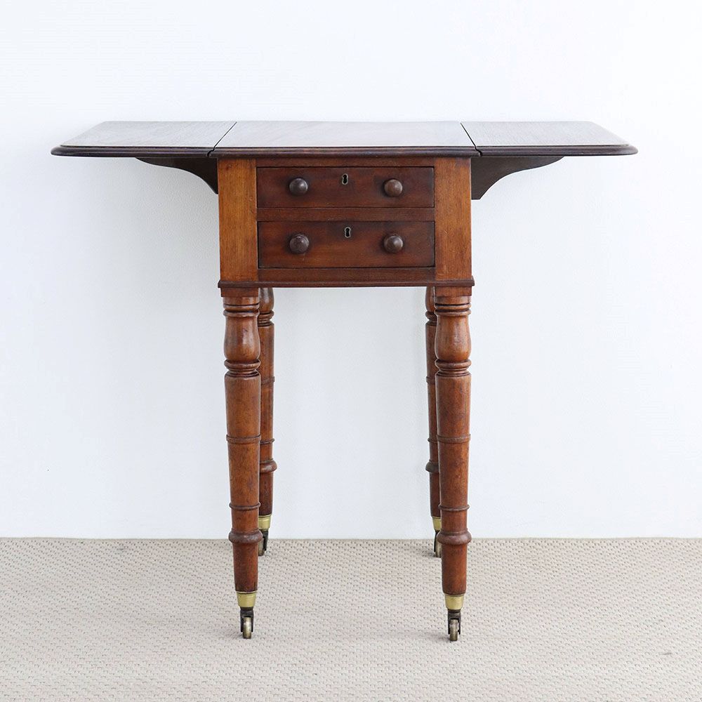 オシャレに活躍♪ ドロップリーフテーブル VC108-038