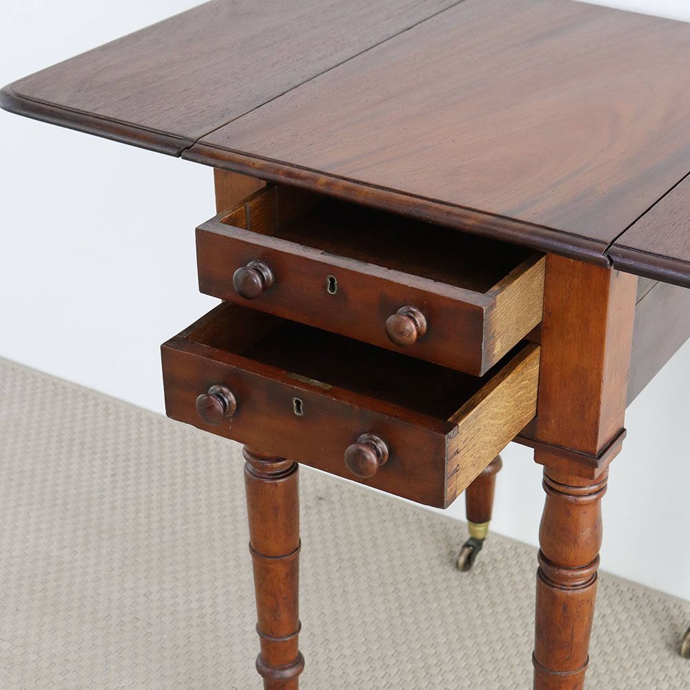 オシャレに活躍♪ ドロップリーフテーブル VC108-038