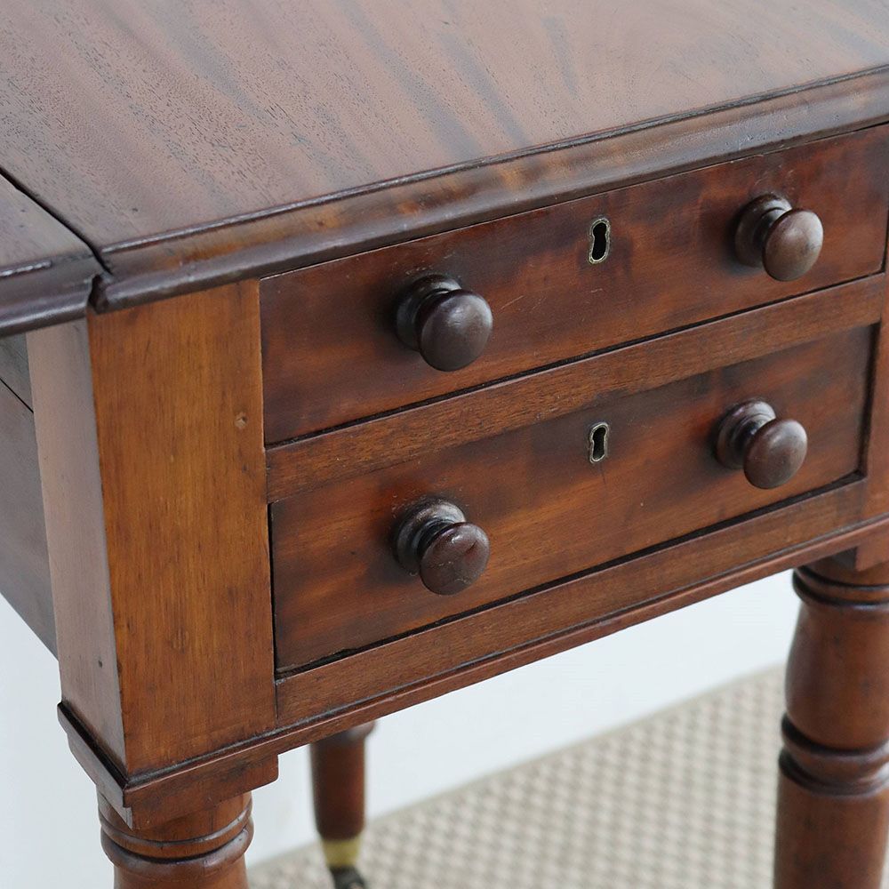 オシャレに活躍♪ ドロップリーフテーブル VC108-038