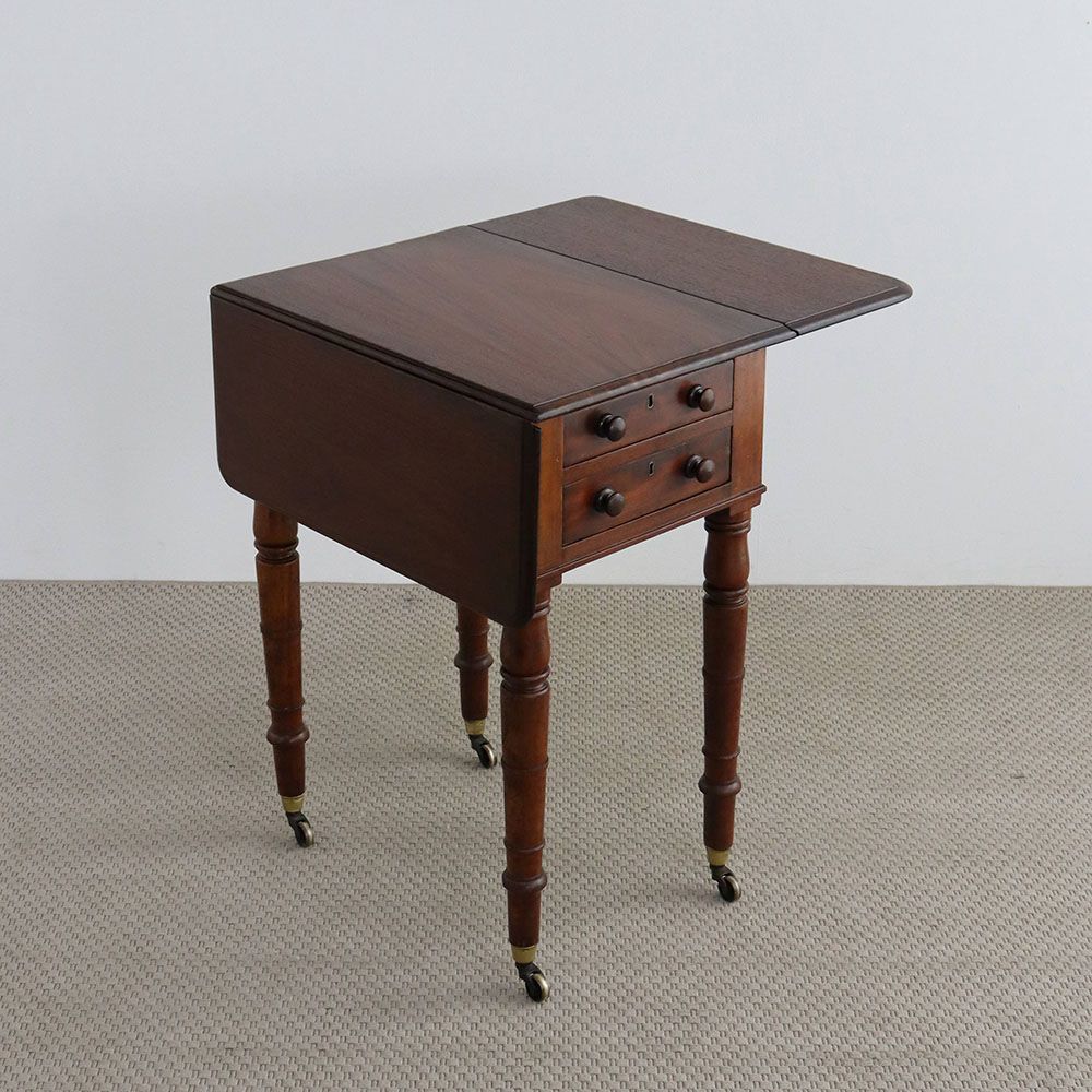 オシャレに活躍♪ ドロップリーフテーブル VC108-038