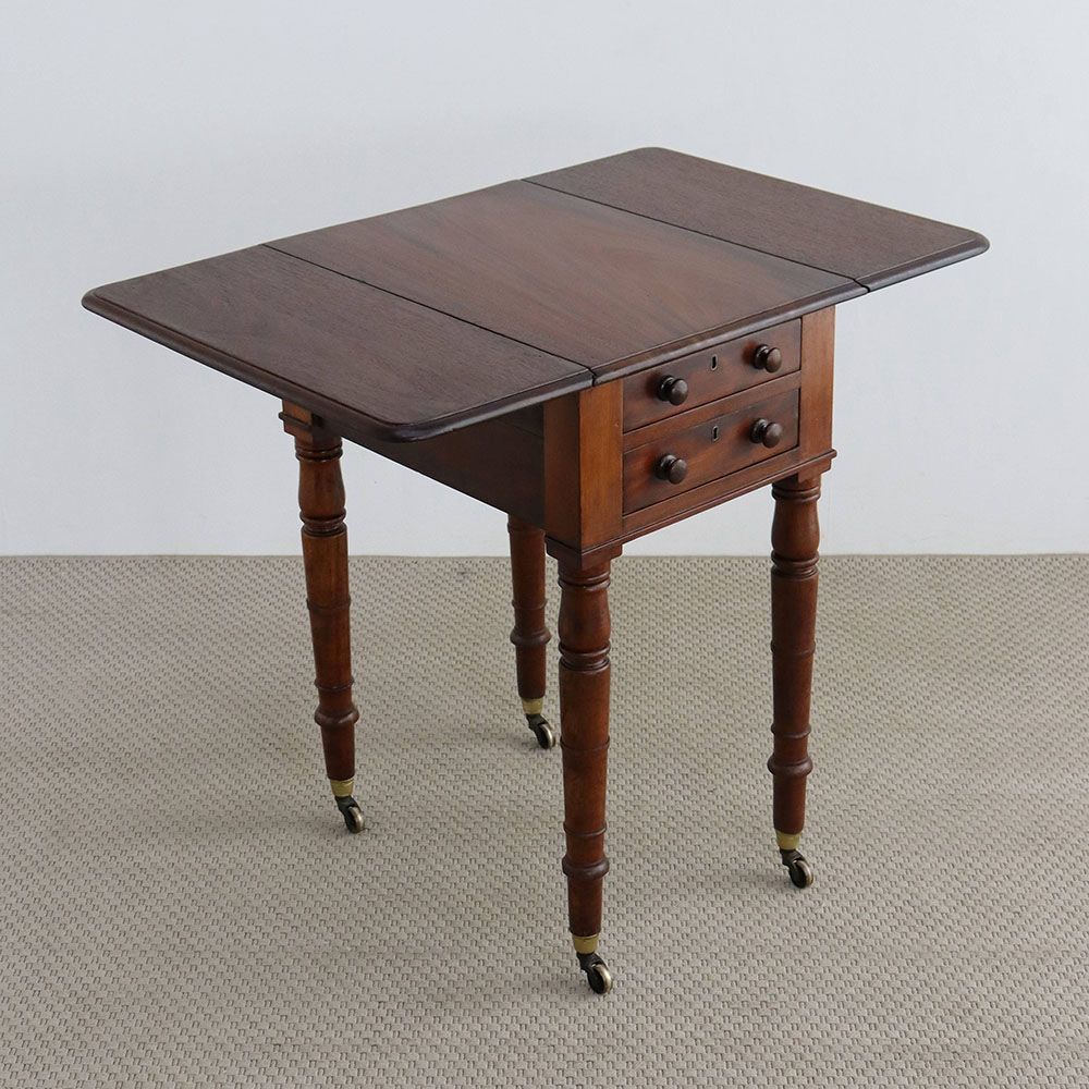 オシャレに活躍♪ ドロップリーフテーブル VC108-038