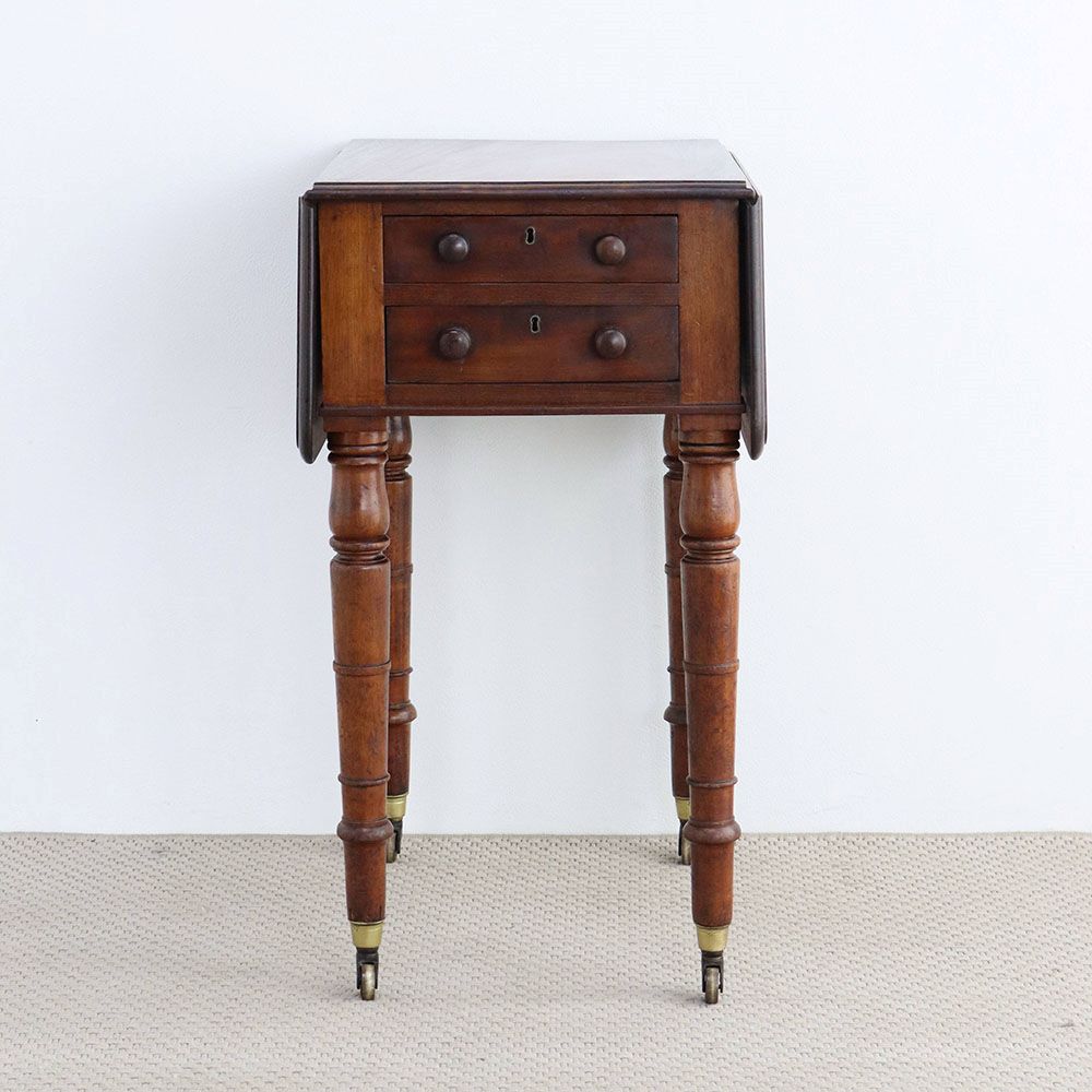 オシャレに活躍♪ ドロップリーフテーブル VC108-038