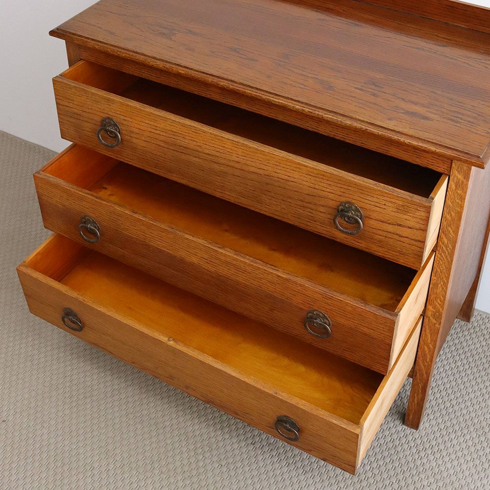 オシャレな把手がアクセント♪ チェスト VC108-145