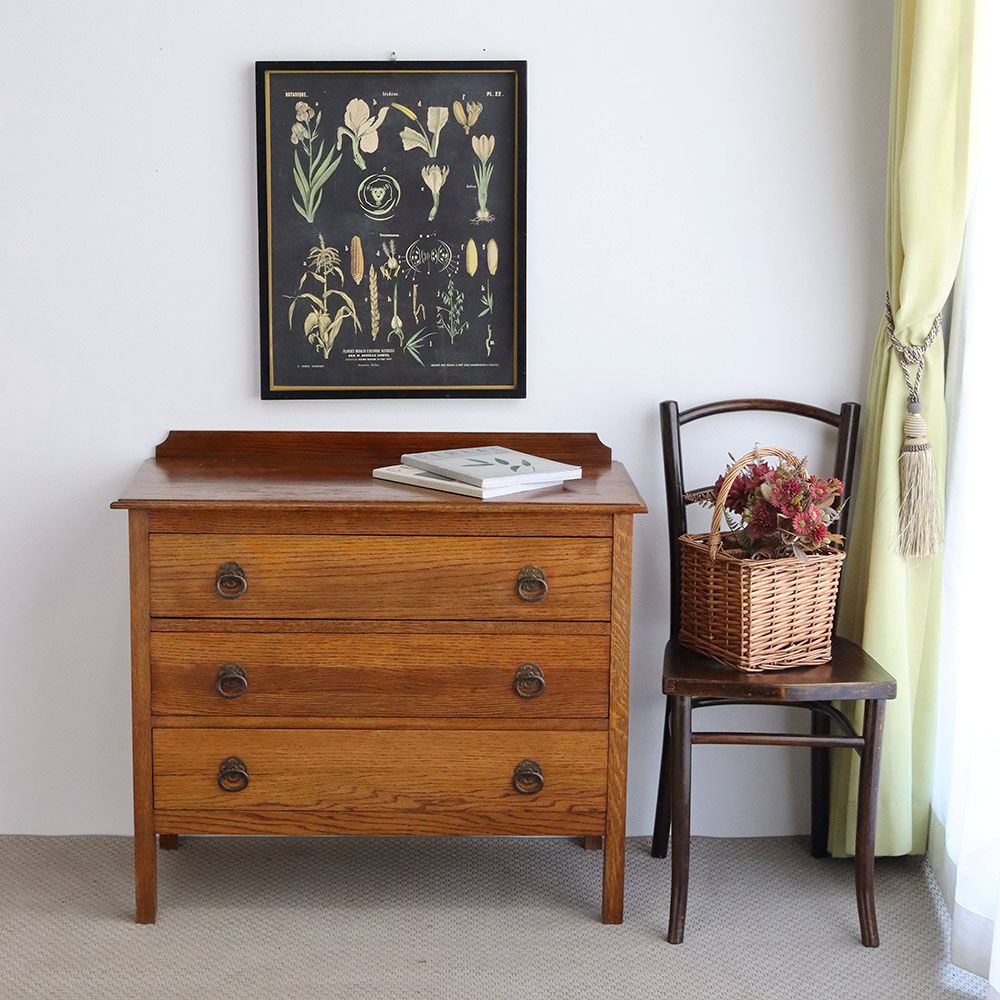 オシャレな把手がアクセント♪ チェスト VC108-145