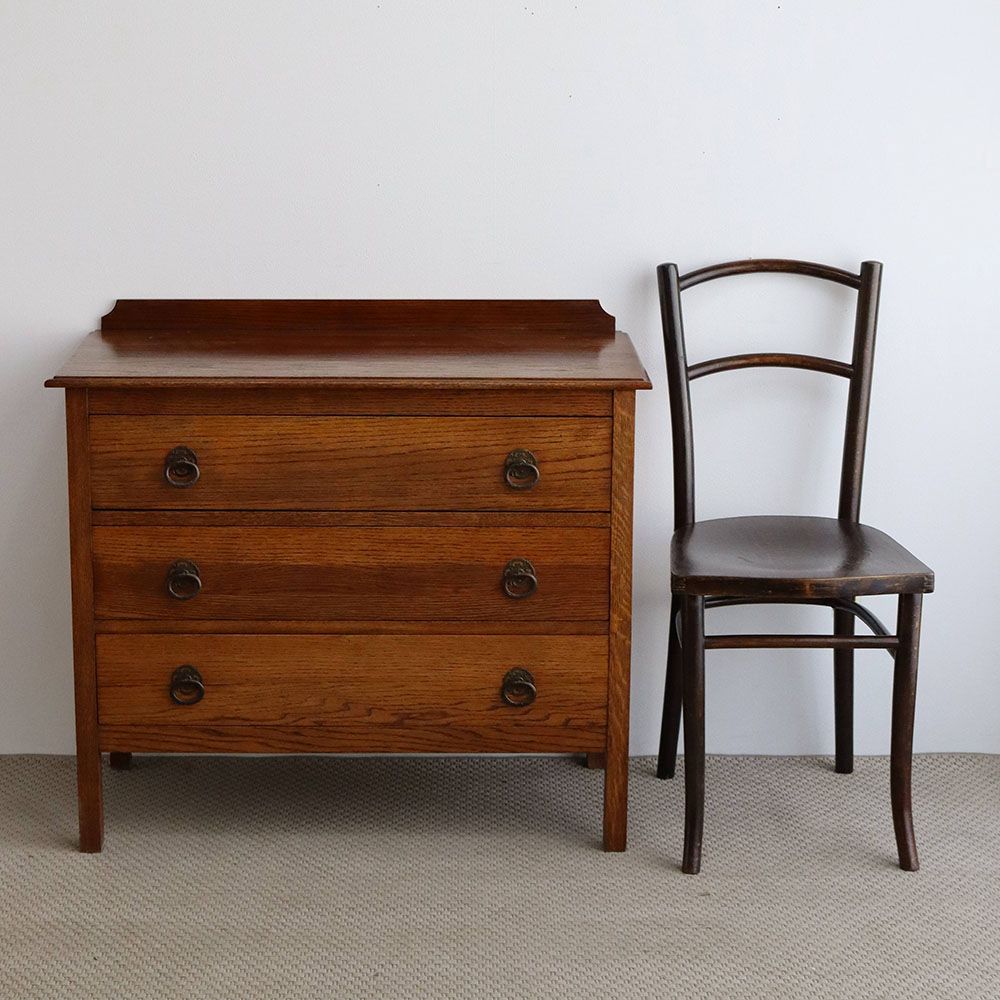 オシャレな把手がアクセント♪ チェスト VC108-145