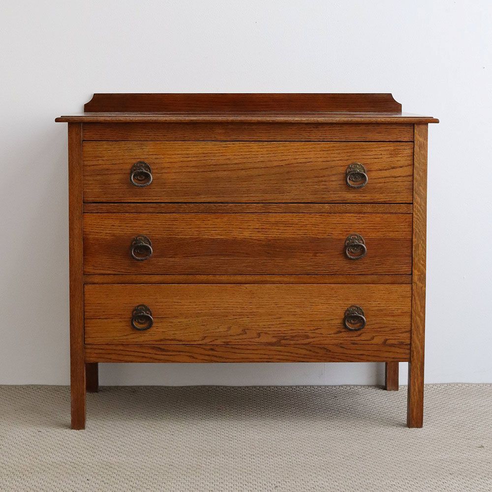 オシャレな把手がアクセント♪ チェスト VC108-145