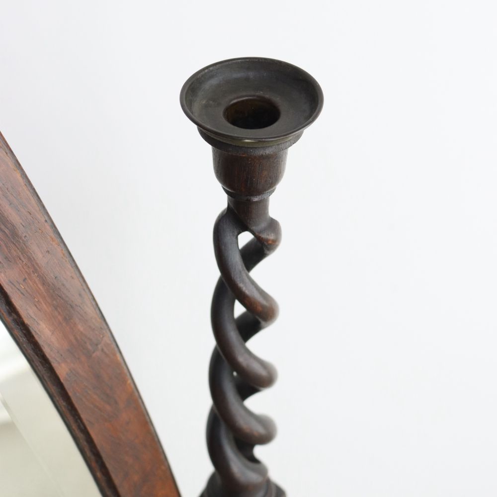 オシャレなオーバル型♪ アンティークミラー VC108-197