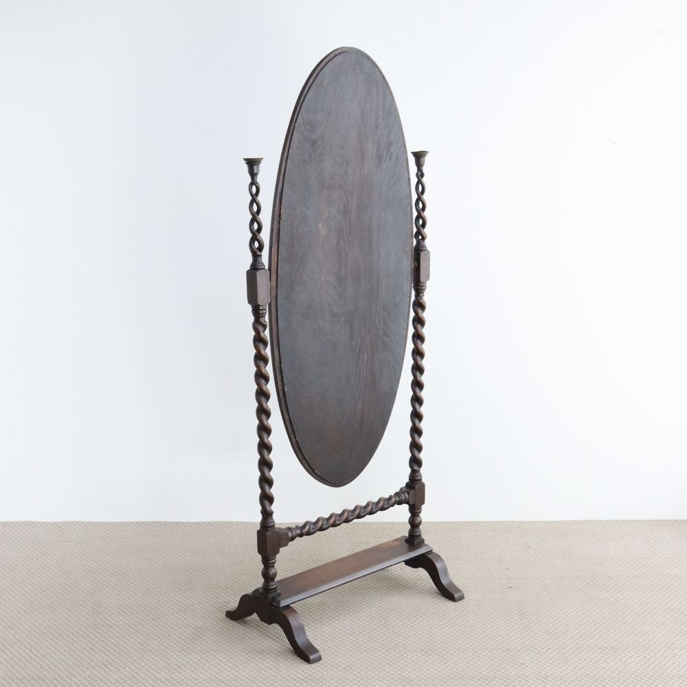 オシャレなオーバル型♪ アンティークミラー VC108-197