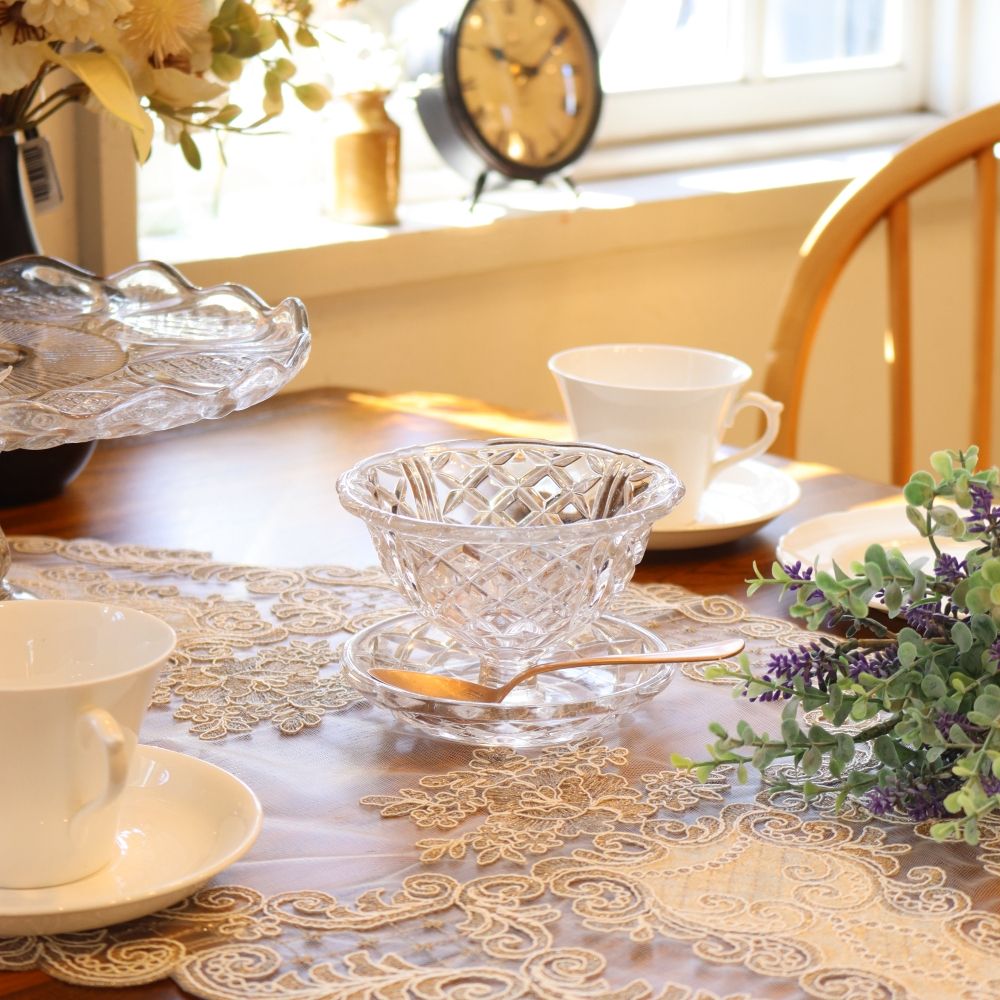 オシャレな脚付き♪ サンデーグラス VC108-228004