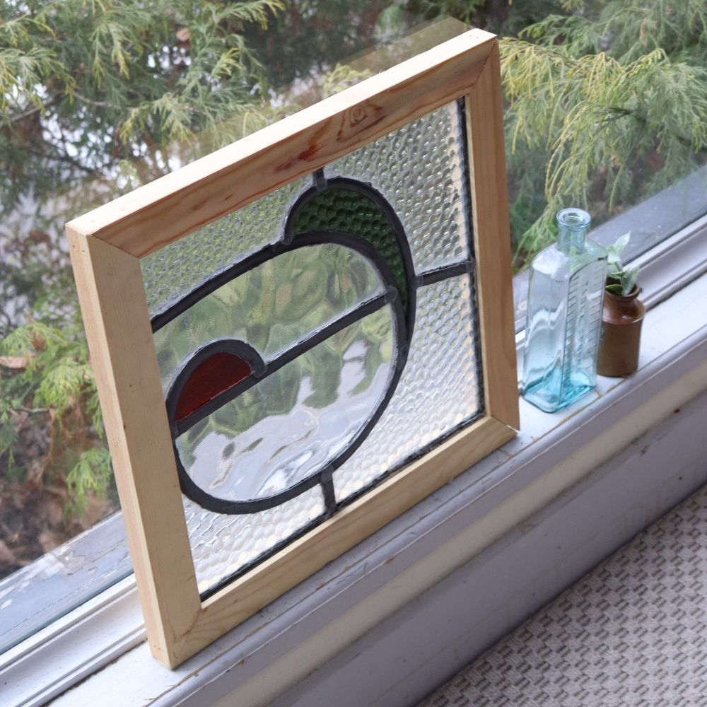 アートな形♪ アンティーク ステンドグラス VC108-238