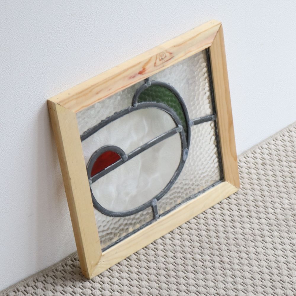 アートな形♪ アンティーク ステンドグラス VC108-238