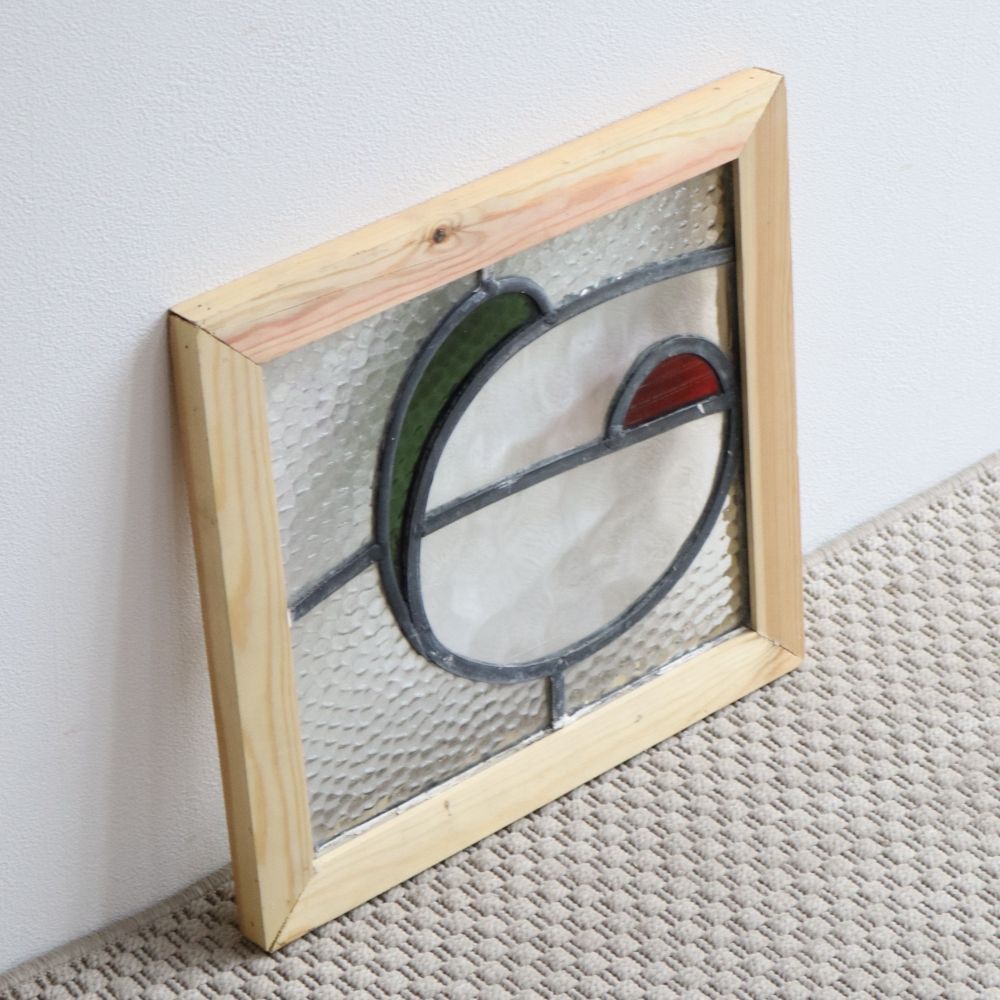 アートな形♪ アンティーク ステンドグラス VC108-238