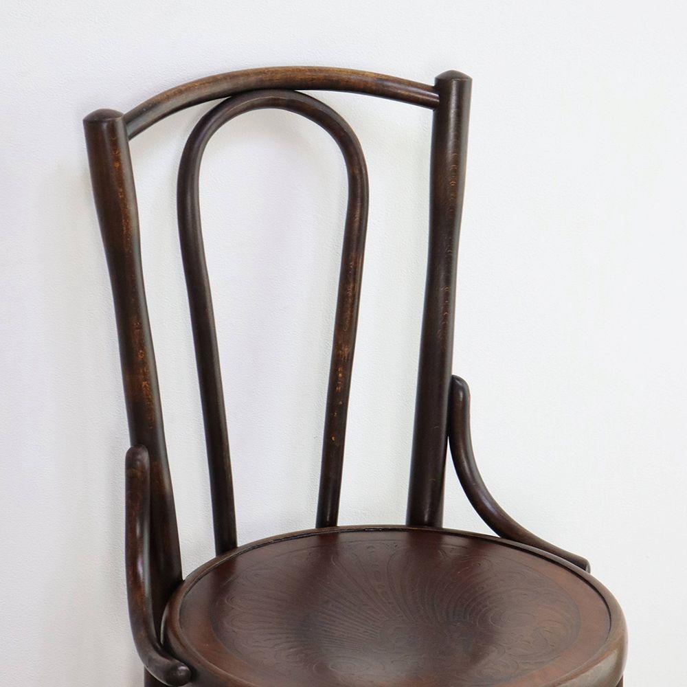 オシャレな模様にときめきます♪ ベントウッドチェア VC109-029008