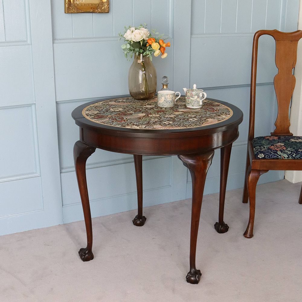 オシャレに1台2役♪ ハーフムーン ゲームテーブル VC109-124MORRIS