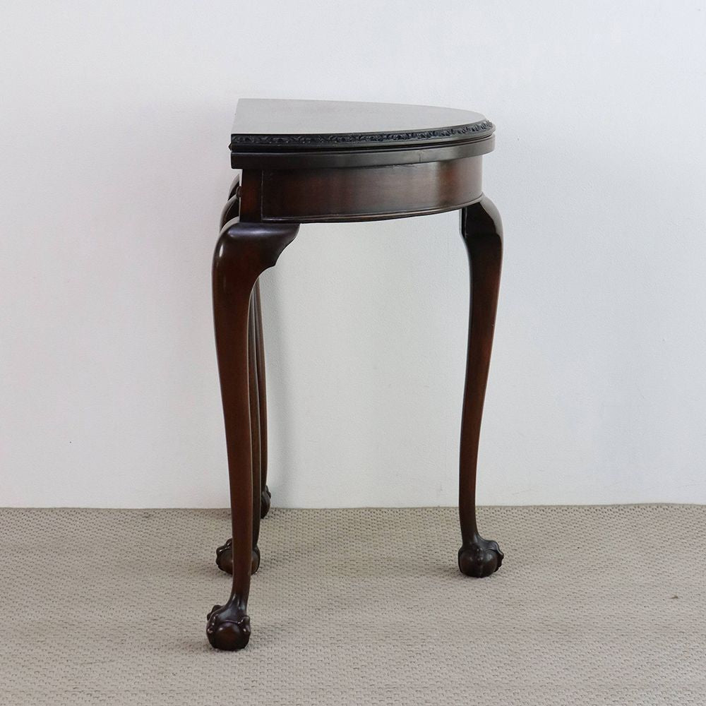 オシャレに1台2役♪ ハーフムーン ゲームテーブル VC109-124MORRIS