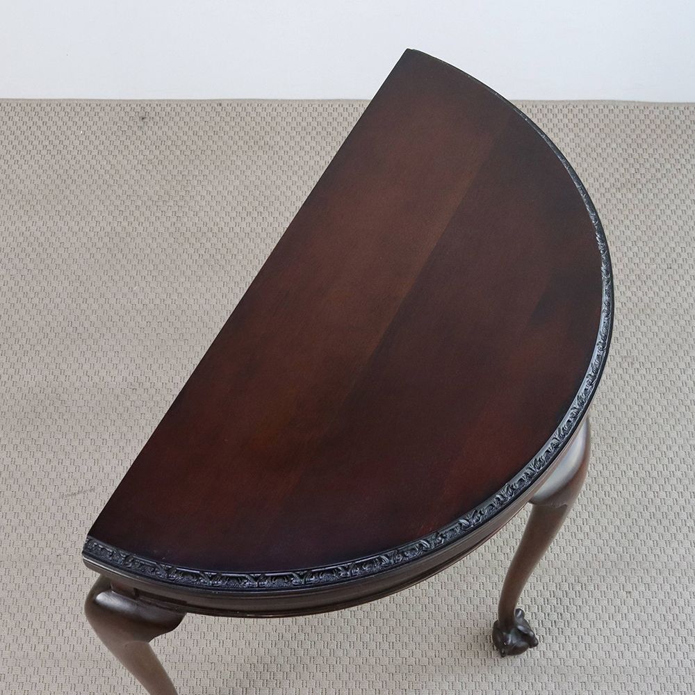 オシャレに1台2役♪ ハーフムーン ゲームテーブル VC109-124MORRIS