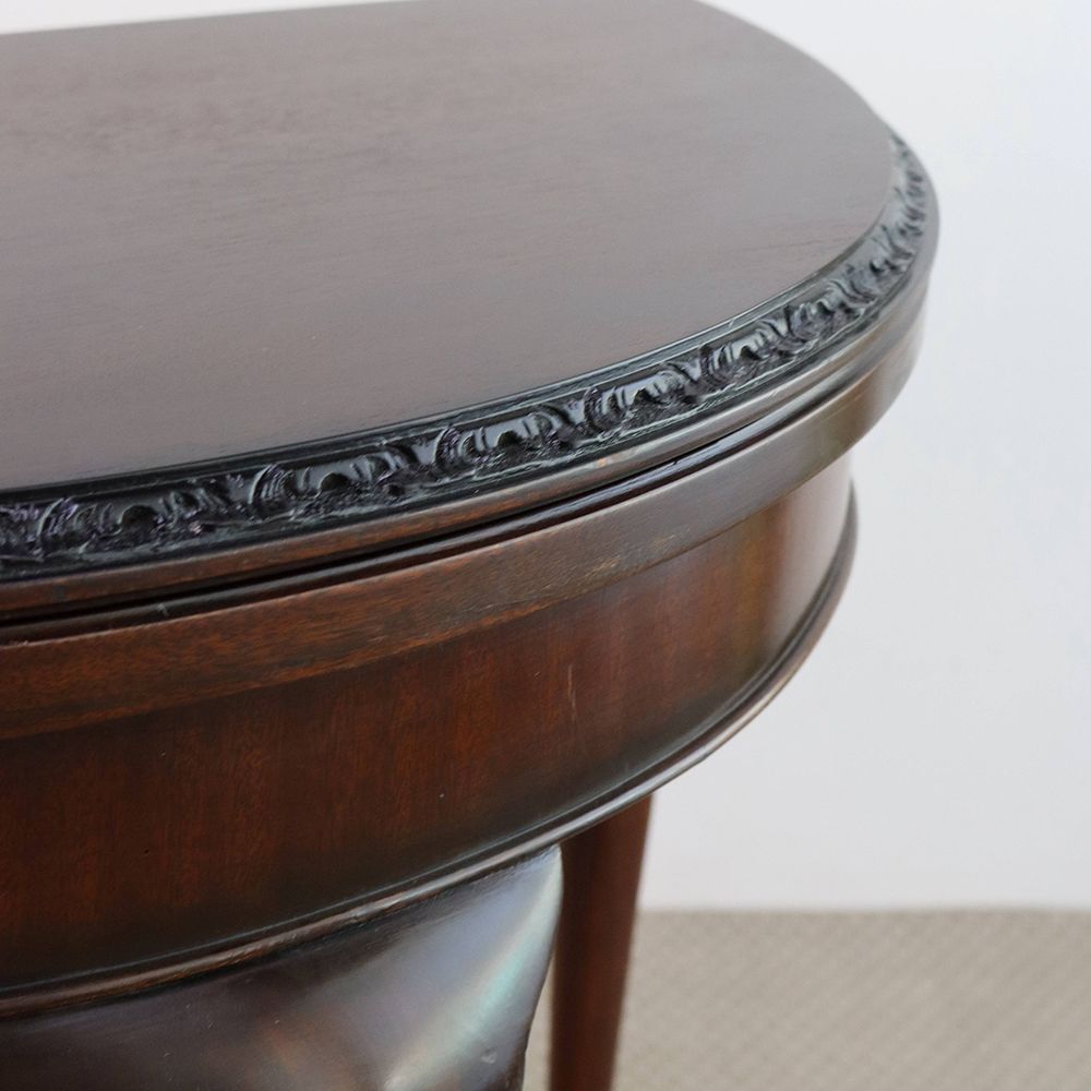 オシャレに1台2役♪ ハーフムーン ゲームテーブル VC109-124MORRIS