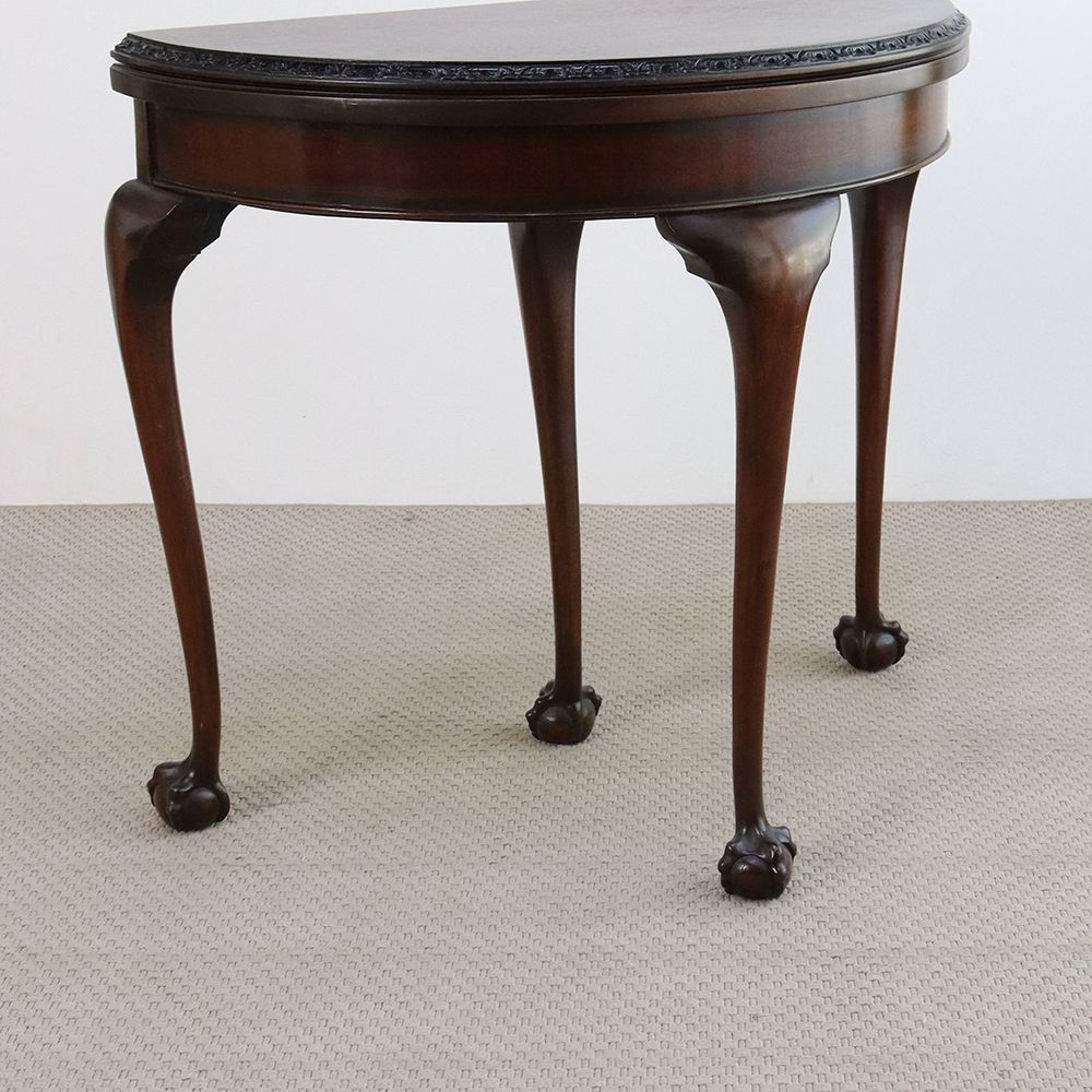 オシャレに1台2役♪ ハーフムーン ゲームテーブル VC109-124MORRIS