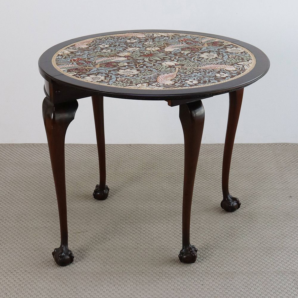 オシャレに1台2役♪ ハーフムーン ゲームテーブル VC109-124MORRIS