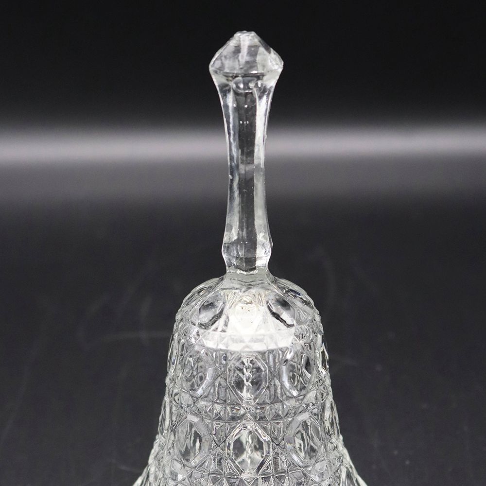 エンボスがキラリ♪ アンティークガラスディナーベル VC109-172014