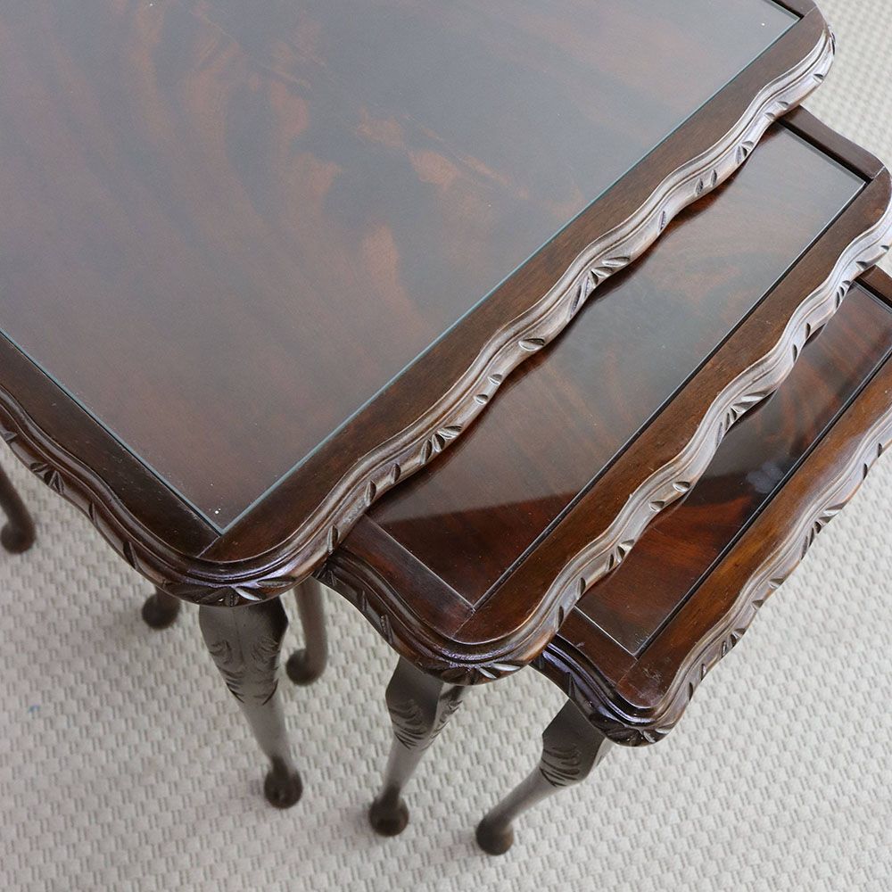 オシャレな猫足♪ ネストテーブル VC109-188