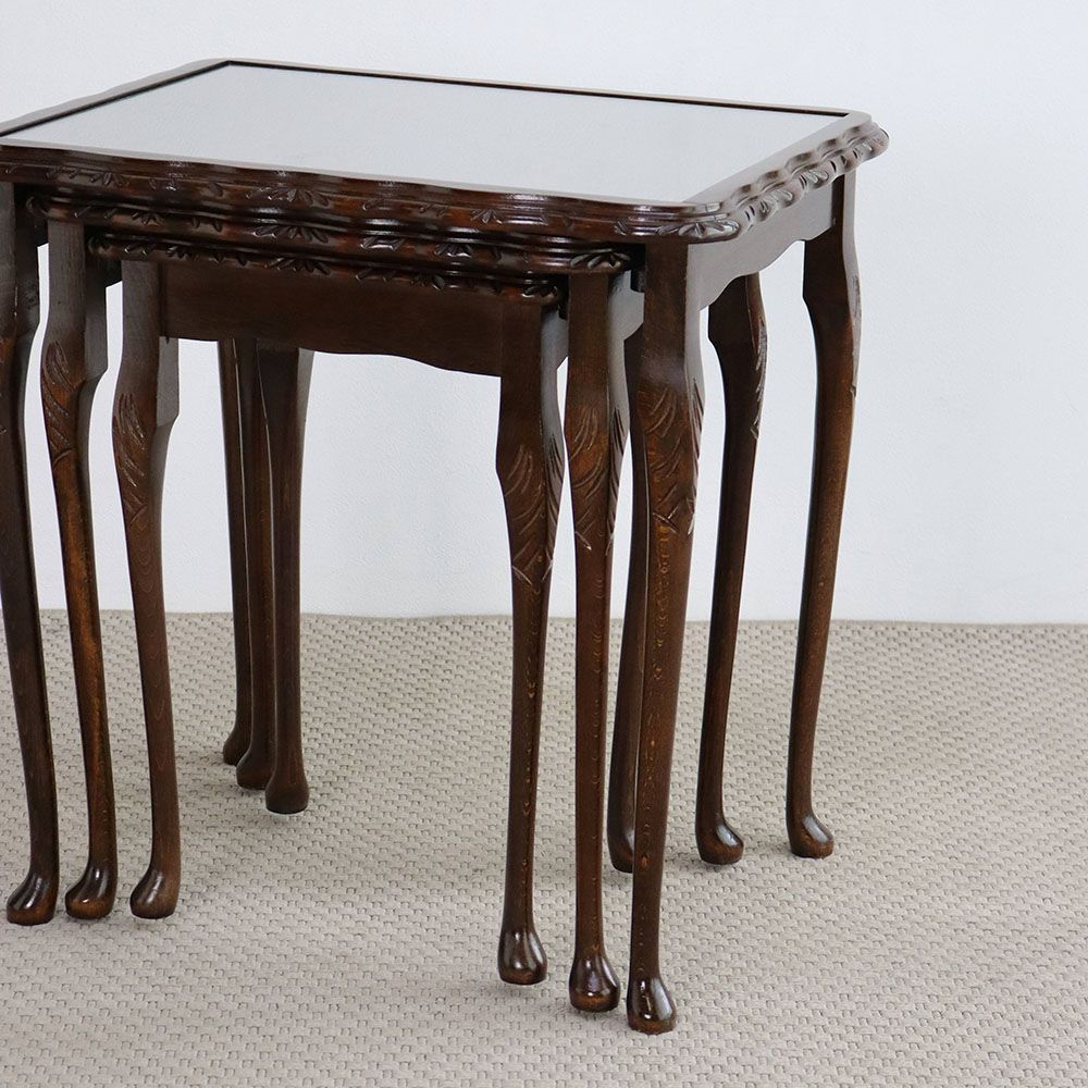 オシャレな猫足♪ ネストテーブル VC109-188