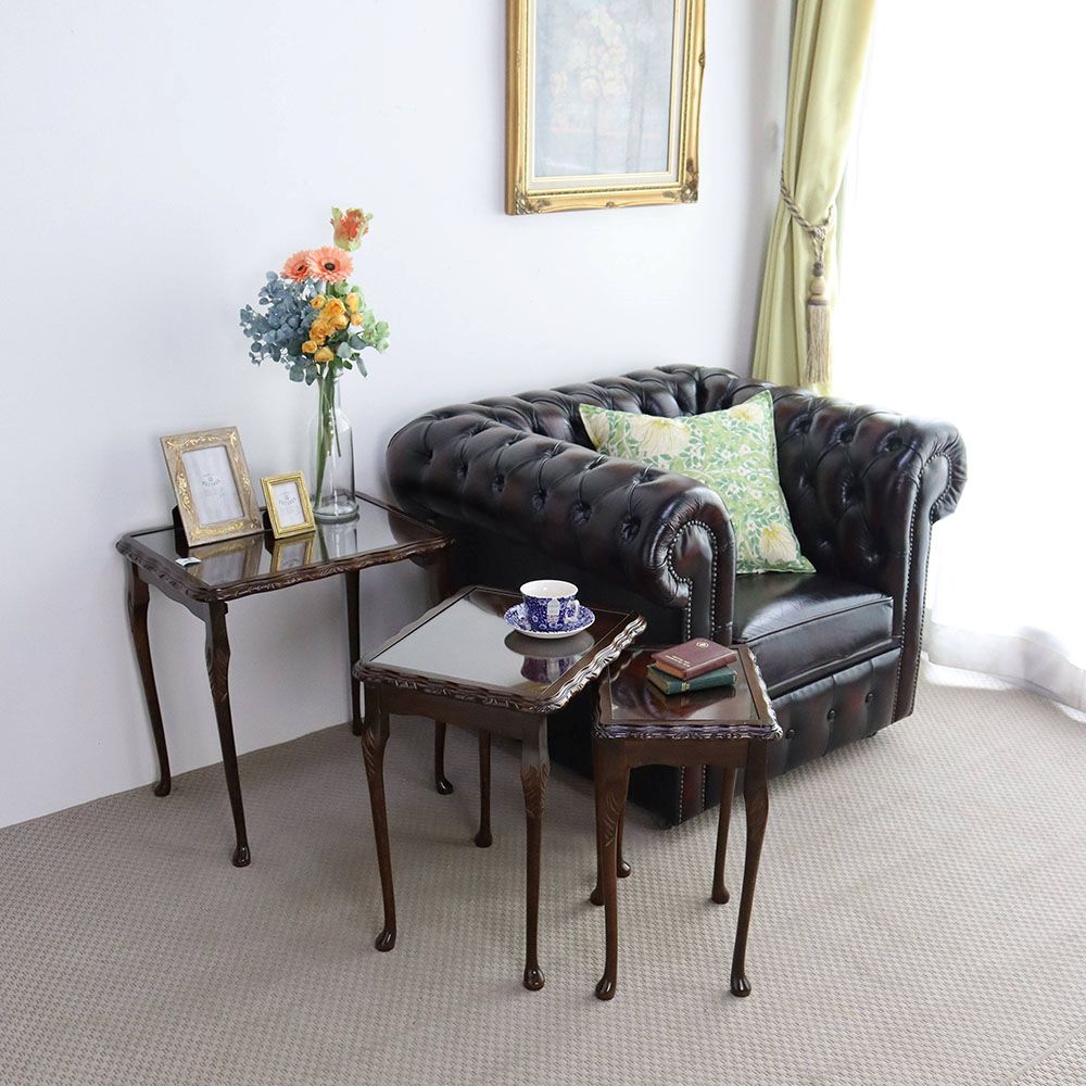 オシャレな猫足♪ ネストテーブル VC109-188