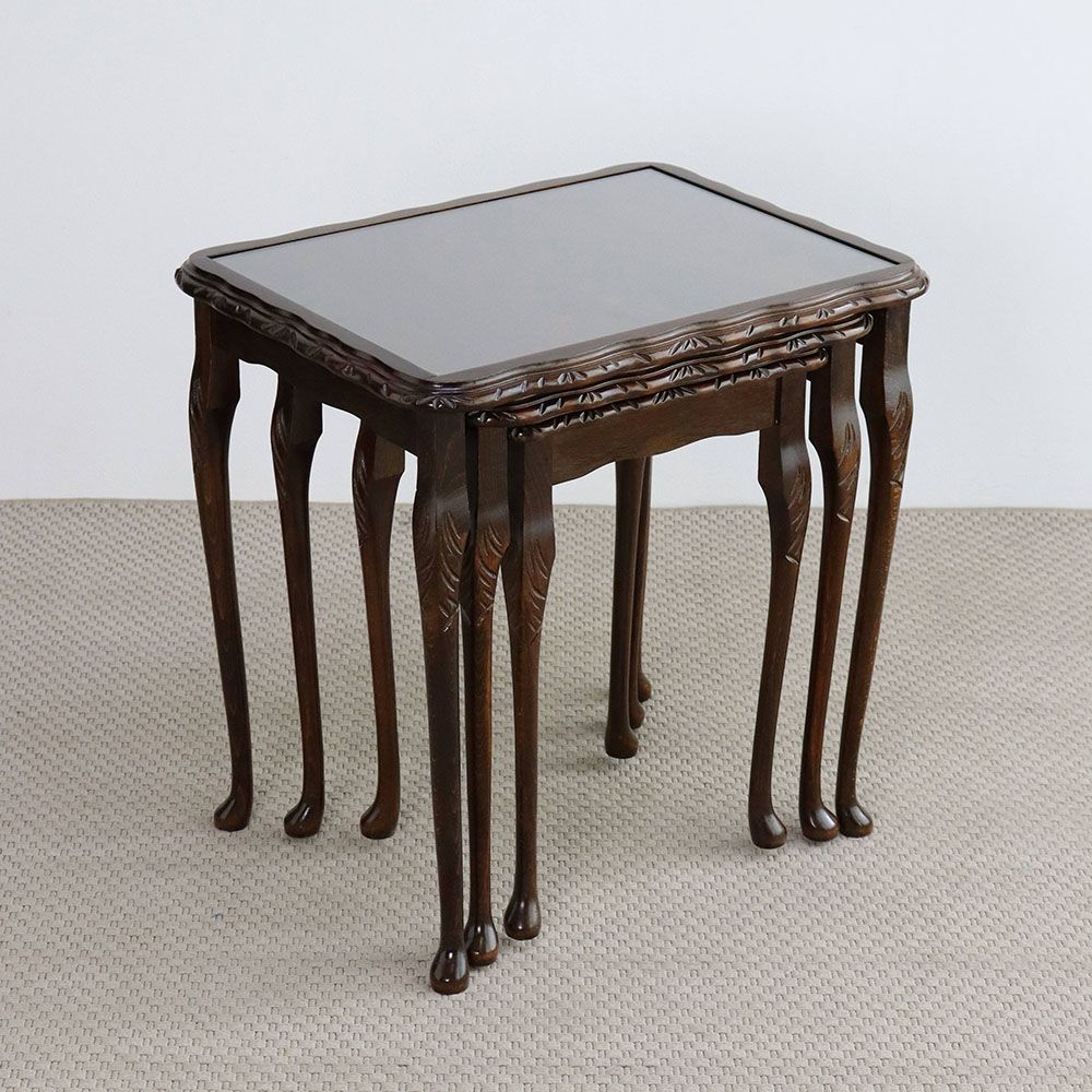 オシャレな猫足♪ ネストテーブル VC109-188