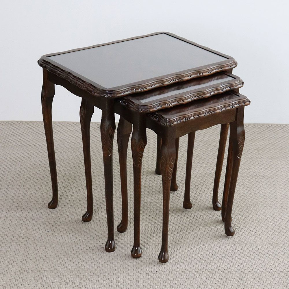 オシャレな猫足♪ ネストテーブル VC109-188