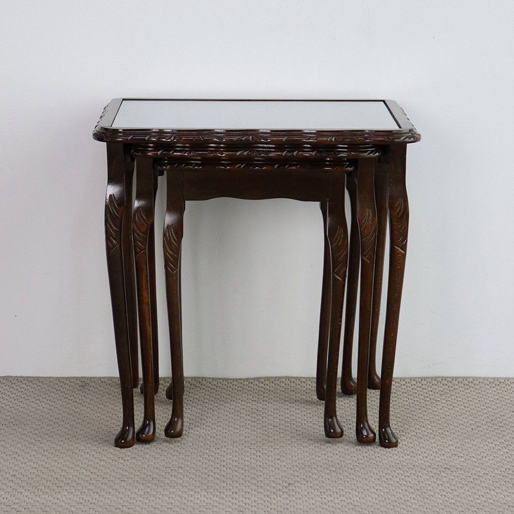 オシャレな猫足♪ ネストテーブル VC109-188