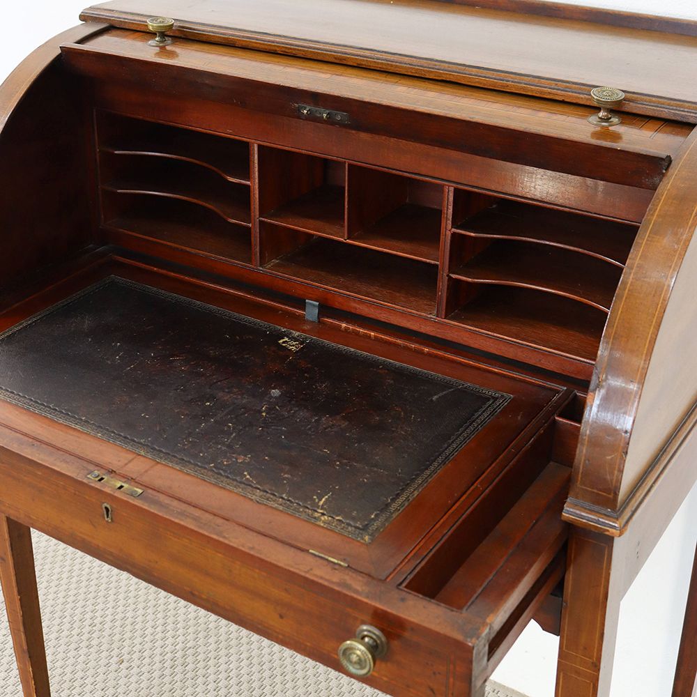 オシャレなロールトップ♪ ライティングデスク VC109-203